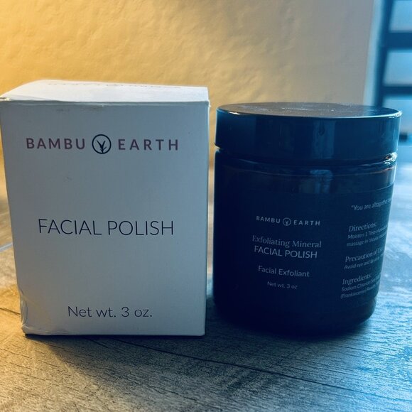 NEW IN BOX- Bambu Earth Exfoliating Mineral Facial Polish-3 OZ - Picture 4 of 4